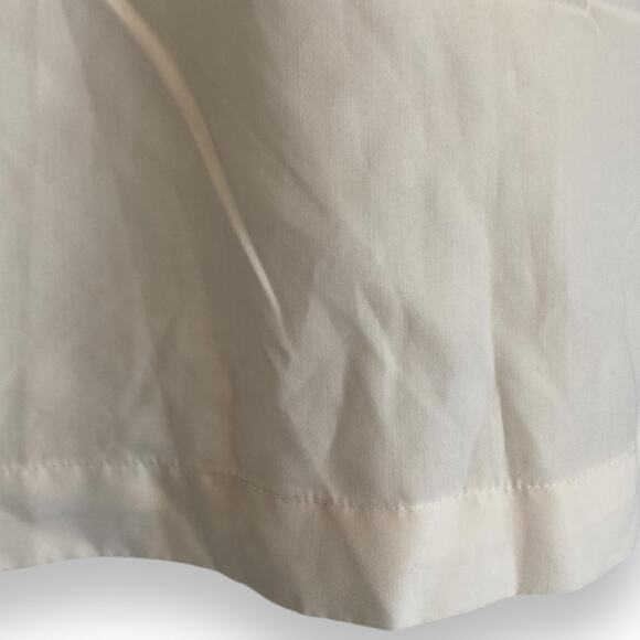 Womens J.Jill White Pique Modern Boxy Cropped Buttery Soft Modal Top Size Medium - Picture 9 of 16